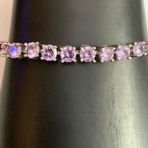 Elegant Purple Stone Bracelet
